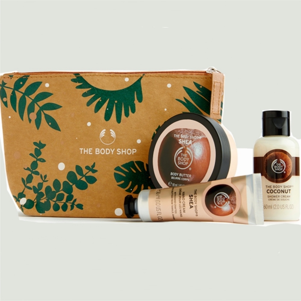 The Body Shop • Shea & Coconut Gift Pouch